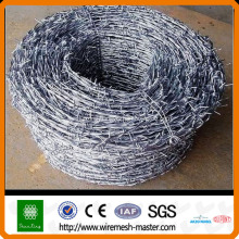 Galvanized or PVC Coated Barbed Wire Fence